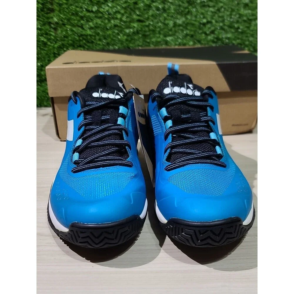 Diadora Blushield Torneo Tennis Shoes - blue jewel/white/black US Men's 9 NEW